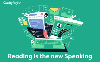 Reading is the new Speaking