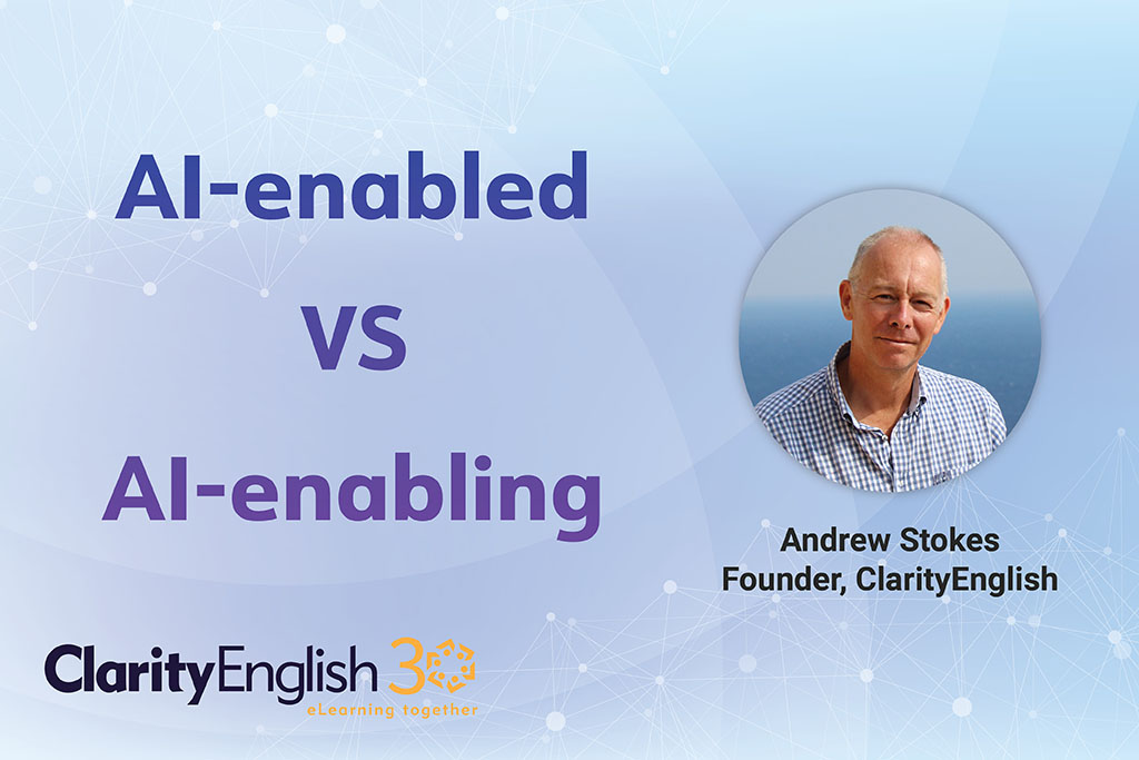 AI-enabled vs AI-enabling