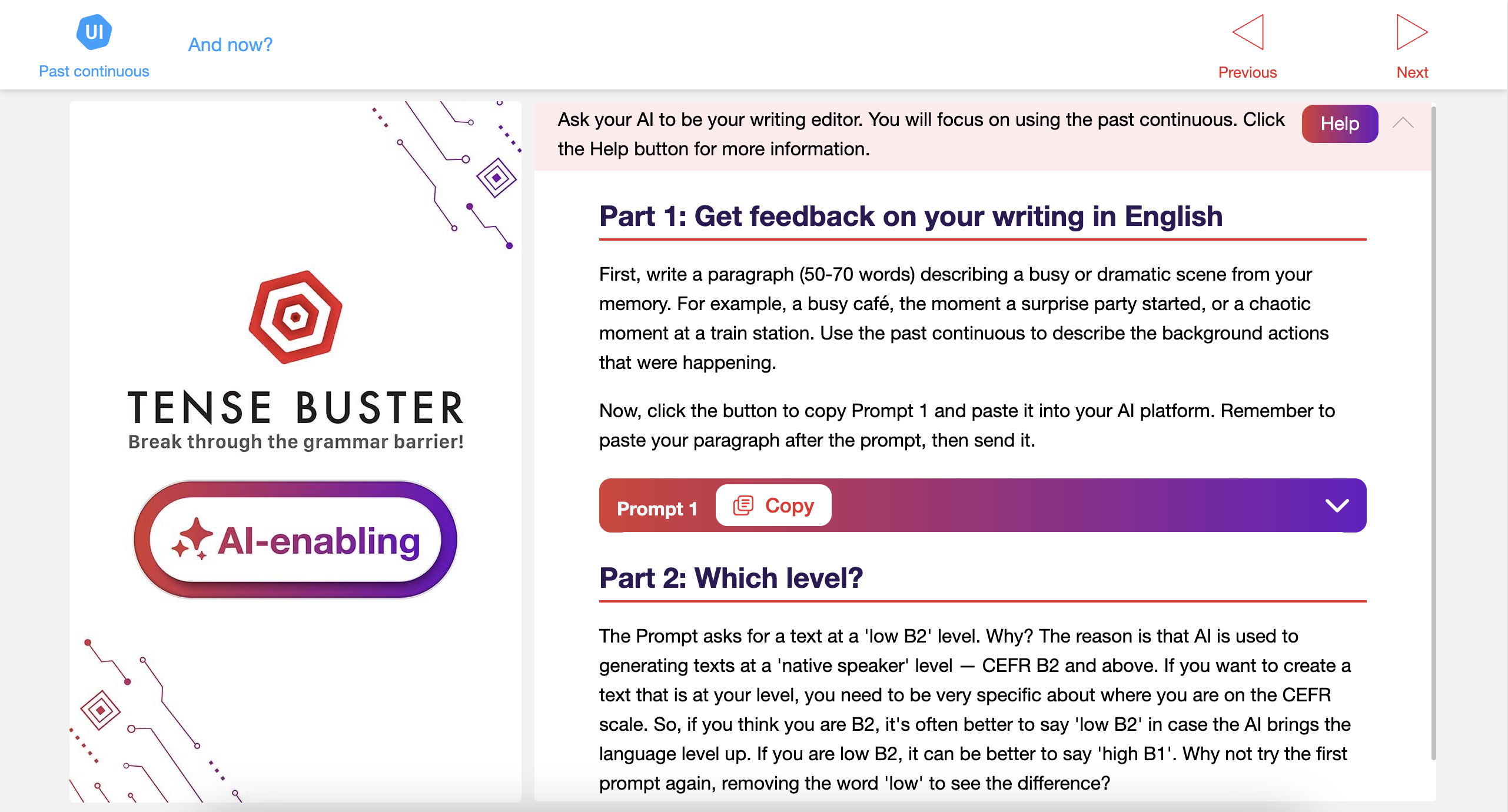 Tense Buster Upper Intermediate Writing Coach